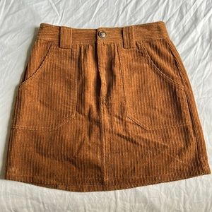 Love Riche, Size Small, Never Worn, Brown Corduroy Skirt
